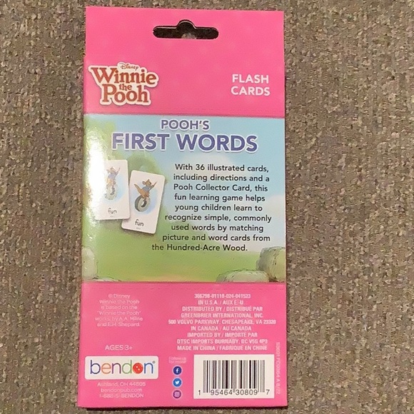 Pooh’s first words flash cards - Picture 2 of 2
